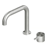 Keran Wastafel Hitam dengan Finishing Berkualitas, Dapat Dipasang di Atas Meja, Putar 360 Derajat, Bahan Stainless Steel, Air Panas Dingin, untuk Kamar Tidur ZY-B832B