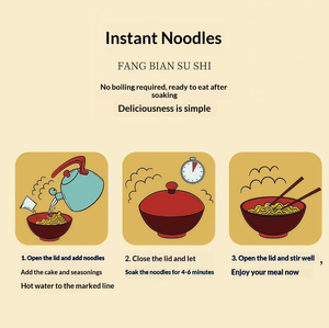Nouilles Ramen GAOREN Saveur Bœuf Épicé au Poivre du Sichuan avec Œuf Braisé 166g*12 Bols Nouilles Instantanées Non Frites Halal - Product Image 5