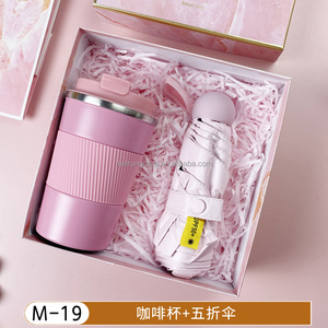 Ensemble cadeau avec logo personnalisé idées de souvenirs de mariage de fête merci accompagnant des cadeaux de fête d'anniversaire pour les femmes coffrets cadeaux pour invités - Product Image 3