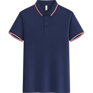 Camisetas Polo Personalizadas de Seda Helada con Cuello y Manga Corta para Trabajo, para Hombre y Mujer, con Logotipo Publicitario, Material de Algodón, Promocionales - Product Image 2