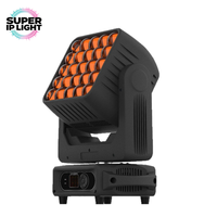 25 pièces Projecteur Wash à tête mobile double face 15W RGBW Stroboscope DMX512 pour effets de scène