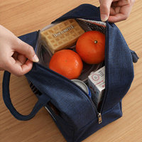 Sac à déjeuner isotherme portable et écologique NFS, épaissi, pour étudiants, jardinage à domicile et stockage alimentaire