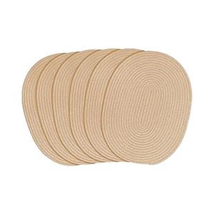 Manteles Individuales Tejidos Resistentes al Calor, Hechos a Mano, para Mesa de Comedor, Cocina, Ecológicos, Estilo Zen Asiático - Product Image 1