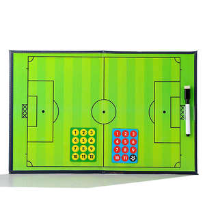 GANXIN Vente en gros de planche d'entraîneur de football pliable en PU Planche de tactique de football magnétique avec jeu d'outils - Product Image 5