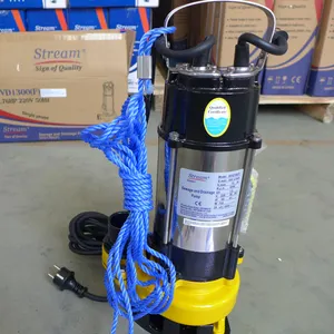 40-100mm Outlet Large Flow Electric Stainless Steel Sewage Drainage Submersible Pump Sewage Dirty Water Drainage Pump