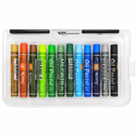 Kit de dessin pour enfants de 65 pièces avec marqueurs à pointe feutre, crayons de couleur, pastels à l'huile, aquarelles, pinceaux, palette et boîte de rangement