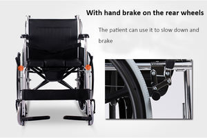 מוטת אלומיניום ידנית/כיסא גלגלים משענות רגל קבועה ומנוחה לשימוש ביתי וחיצוני - Product Image 2