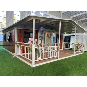 บ้านตู้คอนเทนเนอร์แบบโมดูลาร์ แข็งแรง ปลอดภัย พร้อมสวน โรงแรม รีสอร์ท ขยายได้ ผลิตจากตู้คอนเทนเนอร์ - Product Image 1