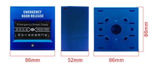 DPDT Double Contacts Réinitialisable Clé <span class=keywords><strong>de</strong></span> réinitialisation Bouton poussoir d'arrêt d'urgence Point d'<span class=keywords><strong>appel</strong></span> manuel - Product Image 6