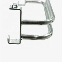 Grille d'alimentation carrée en métal galvanisé avec toit, 12 places d'alimentation, grille de palissade arrondie pour moutons