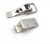 Loquet de boîte en alliage de bois finition galvanisée et zinguée fer zinc 304 matériel en acier inoxydable emballé dans un sac ou un carton