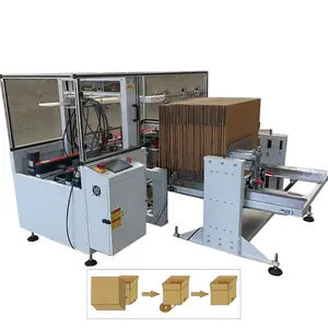 Automatic box packing and sealing machine carton box packer automatic box taping machine