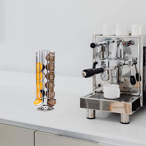 Rose Gold and Silver Metal Wire Iron Chrome Home Office Holds 24 <strong>Coffee</strong> <strong>Pod</strong> <strong>Holder</strong> for <strong>Dolce</strong> <strong>Gusto</strong> - Product Image 6