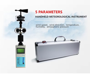 Estação meteorológica portátil portátil portátil pequena indústria fazenda móvel tempo meteorógrafo interior e exterior - Product Image 5
