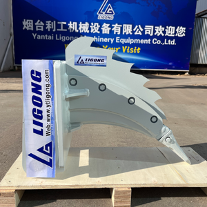 Décompacteur de racines léger pour excavatrice, idéal pour la construction routière, la rénovation de jardins <span class=keywords><strong>et</strong></span> le conditionnement du sol, avec ailettes arrière remplaçables - Product Image 4