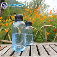 Bouteille d'eau en plastique réutilisable, facile à nettoyer, avec bouchon anti-poussière à large ouverture, bouteille d'eau pour le bureau