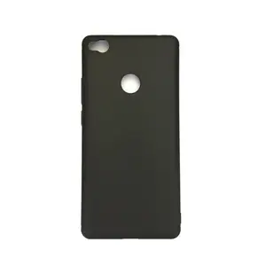 Fabricante al por mayor mate TPU casos suave esmerilado contraportada funda de silicona para teléfono móvil para ZTE Nubia Z11 Mini negro