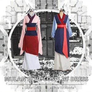 Vestido azul Hua <span class=keywords><strong>Mulan</strong></span> hecho a medida, <span class=keywords><strong>disfraz</strong></span> de <span class=keywords><strong>princesa</strong></span> de la película, <span class=keywords><strong>disfraz</strong></span> de cosplay con trajes para Halloween - Product Image 2