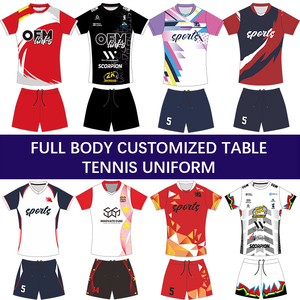 Customized <b>Table</b> <b>Tennis</b> Jerseys for Children Men Quick Drying Training Competition Team Uniforms <b>Table</b> <b>Tennis</b> Jerseys - Product Image 1