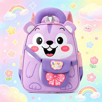 Nouveau Sac à Dos Transfrontalier pour Enfants, Mignon Dessin Animé, Maternelle, 3-6 Ans, Garçons Filles, Léger, en Nylon et Polyester Respirant