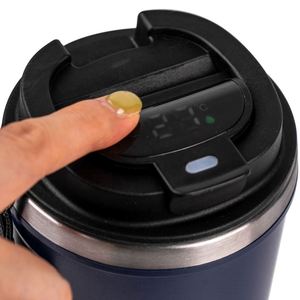 แก้วกาแฟสแตนเลสแบบใหม่ ป้องกันการหก ดูดติดแน่นสองชั้น - Product Image 3