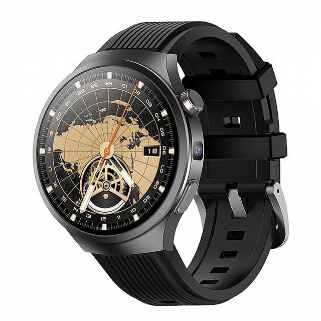 MT106 Adults Android Phone Watch 3+3GB 1.75" AMOLED with 4G LTE Wi-Fi Bluetooth GPS NFC Health Monitoring Google Play App Store