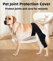 Attelle de genou réglable pour chien avec éclisses métalliques articulées pour le soutien des pattes arrière, manchon protecteur articulaire canin pour la stabilité des ligaments