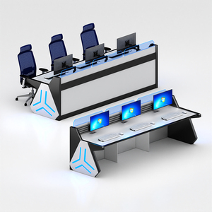 Console de peinture <span class=keywords><strong>pour</strong></span> <span class=keywords><strong>piano</strong></span> personnalisée en acier <span class=keywords><strong>et</strong></span> en bois Centre de commande Console d'<span class=keywords><strong>ordinateur</strong></span> de <span class=keywords><strong>bureau</strong></span> - Product Image 1