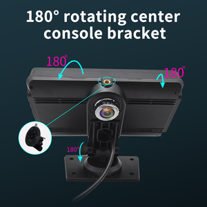 7 "ống kính kép xe tải DVR màn hình lái xe ghi âm 1080p phía trước và phía sau ghi âm kép AHD tầm nhìn ban đêm đảo chiều máy ảnh 15m cáp - Product Image 5