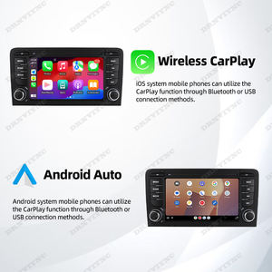 7 pouces 2din Android autoradio Carplay lecteur Audio carte GPS Navigation système multimédia pour <span class=keywords><strong>Audi</strong></span> <span class=keywords><strong>A3</strong></span> 8P 2003-2012 - Product Image 4
