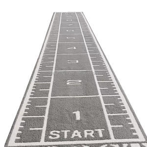 Tapis de gym en <span class=keywords><strong>gazon</strong></span> <span class=keywords><strong>synthétique</strong></span> personnalisé pour intérieur, <span class=keywords><strong>couleur</strong></span> grise, très populaire, pour piste de poussée de traîneau - Product Image 1