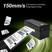 Impresora de Etiquetas Térmicas AIYIN de 110 mm, Impresora de Códigos de Barras de Etiquetas Adhesivas de 4x6, Mini Impresora Bluetooth, Precio de Fábrica, Tipo de Uso: Impresión