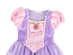 Disfraz de Princesa Rapunzel para Niña para Carnaval y Halloween con Peluca, Vestido de Sofía para Fiestas de Cumpleaños y Cosplay Infantil - Product Image 4