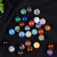 Vente en gros de boules de quartz rose et mini sphères de quartz transparent de 1-2 cm, très demandées, pour la guérison spirituelle et la décoration