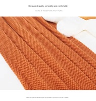 Jeté en tricot de qualité supérieure, doux et moelleux, avec franges, pour canapé, lit, décoration, chaud et confortable, textile de maison pour toutes les saisons