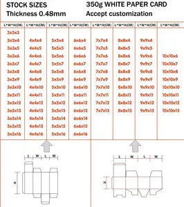 บรรจุภัณฑ์ผลิตภัณฑ์ที่กำหนดเองบรรจุภัณฑ์กล่องสีขาวขนาดเล็กบรรจุภัณฑ์กล่องสีขาวกล่องกระดาษการ์ดพร้อมโลโก้บรรจุภัณฑ์ออกแบบที่กำหนดเอง