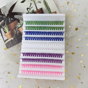 Kit d'extensions de cils artificiels en volume 6D-8D, cils colorés faits à la main, kit de faux cils colorés pour débutants - Product Image 2