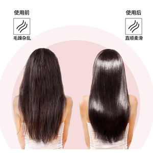Mini Hair Straightener Pink Ceramic Plate Dual Wet Dry Use Portable Electric Straightener - Product Image 2