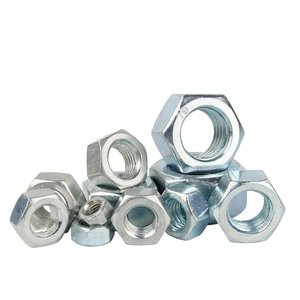 Écrous métriques de classe 4 zingués, conformes RoHS, pour applications d'assemblage industriel – Approvisionnement direct usine - Product Image 1