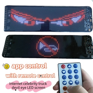 Internet célébrité camion led diable oeil matrice pixel panneau app télécommande dynamique écran d'animation personnalisé - Product Image 2