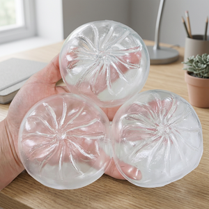 Jouet anti-stress transparent en TPR de 4 cm, fait main, en forme de boule vide, pour filles de 14 ans et plus - Product Image 3