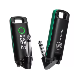 ระบบกีตาร์ไร้สายดิจิตอลแบบชาร์จไฟได้ <span class=keywords><strong>SWIFF</strong></span> WS-70 รุ่นใหม่ เครื่องส่งสัญญาณเสียงและตัวรับสัญญาณสำหรับเครื่องดนตรีเบส พร้อมปิ๊กและแอมป์ - Product Image 2