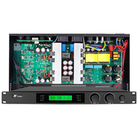 Amplificateur de puissance professionnel de classe D 800W*2 RMS avec écran, format 1U, amplificateur de basses haute puissance pour subwoofer