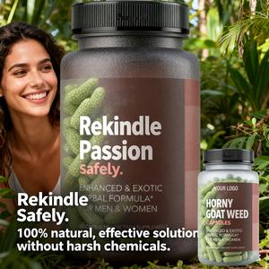Hot bán người đàn ông của sức khỏe & sức sống thảo dược bổ sung Horny Goat Weed chiết xuất viên nang cho nitric oxide Boost & lưu lượng máu - Product Image 5