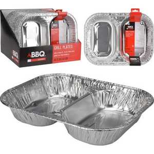 LOT DE 2 PLATS EN ALUMINIUM 35X26CM - Product Image 1