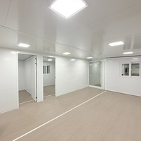 Maison conteneur extensible moderne de 20 pieds, villa préfabriquée personnalisée de 40 pieds, maison mobile à structure en acier léger