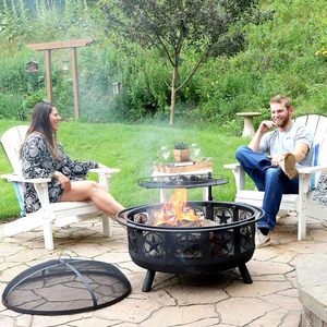 Di alta qualità Patio falò pozzo del fuoco esterno brasiliano barbecue Grill camino per il giardino - Product Image 2