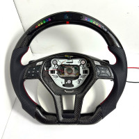 Volant en fibre de carbone à succès pour Mercedes Benz AMG W205 W213 W222 – Amélioration Motorsport OEM