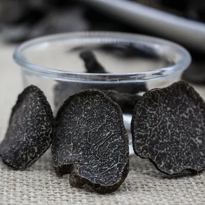 Chinese High Quality Black Truffle Mushroom Export Dried Truffle Slice