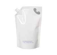 Vente en gros de pochette Doypack en plastique transparent liquide BOPP étanche personnalisée avec bec pour le stockage de l'eau de jus de bière